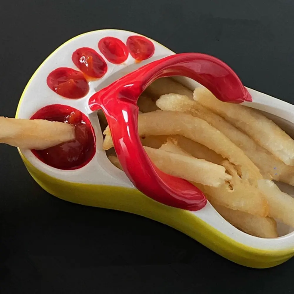 Food Snacks Restaurant - Neuartige Französisch Frites Platte Kreative Lustige