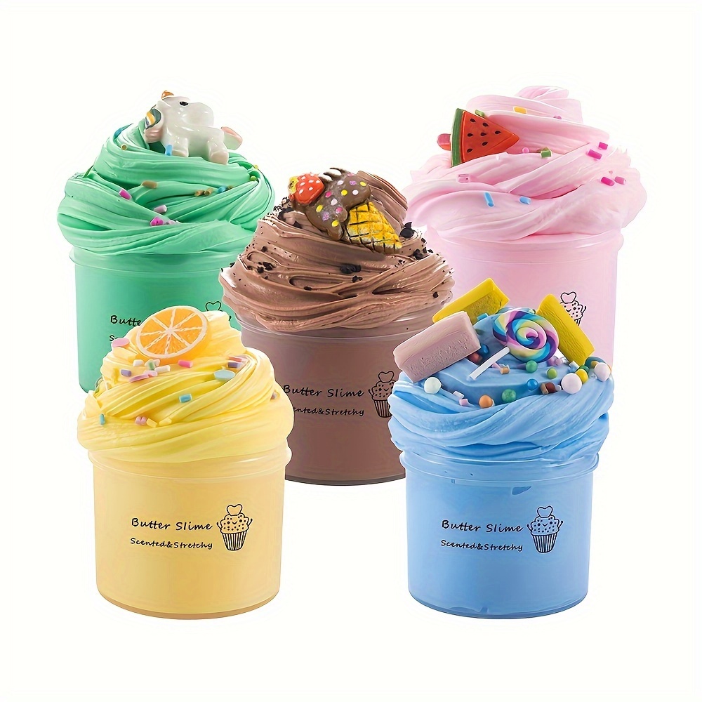 Food Snacks To Eat - 70 ml flauschiges Butter-Schleim-Set mit duftendem