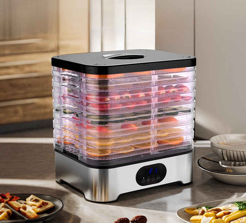 Food And Snacks Ideas - Intelligenter 110-240V Haushalts- und Gewerbe-Lebensmitteltrockner, Neuartige