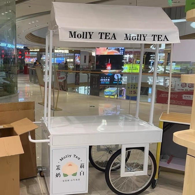 Snacks Food Stall - Anpassbarer Imbisswagen, mobiler Verkaufsstand für Snacks