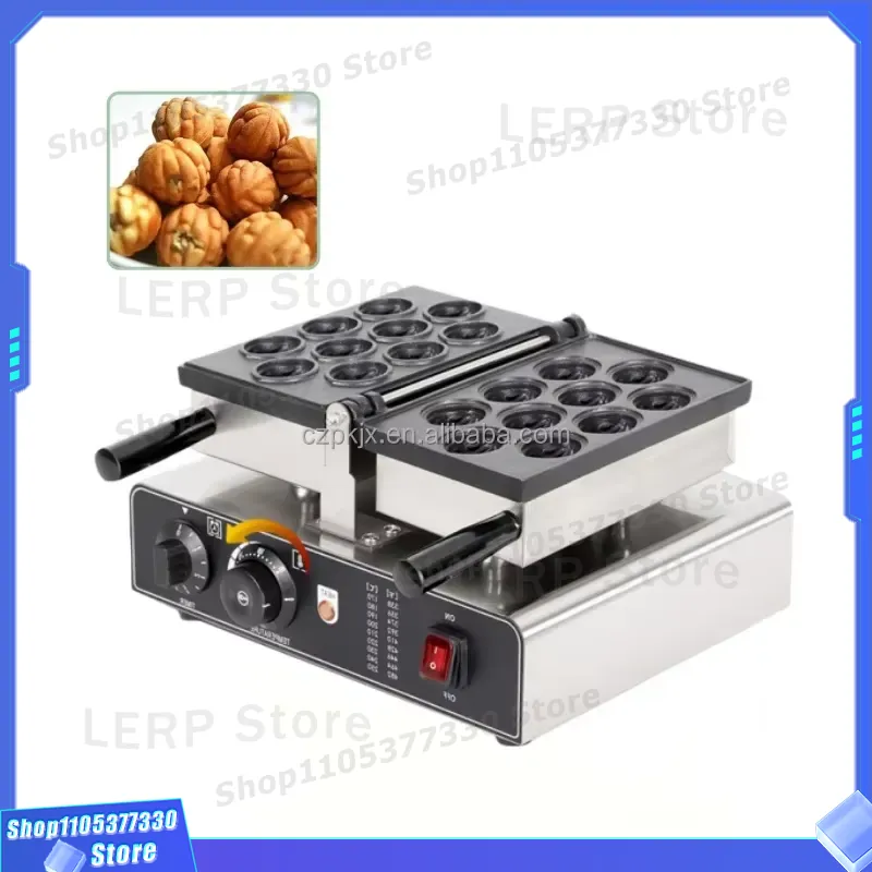 Food Snacks Restaurant - Kommerzieller Walnussförmiger Brotbackautomat 110V 220V Koreanische