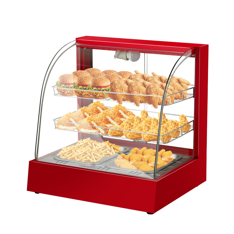 Food Snacks Restaurant - Elektrische Warmhaltevitrine für Restaurants, Kuchenwärmer, Lebensmittelheizvitrine