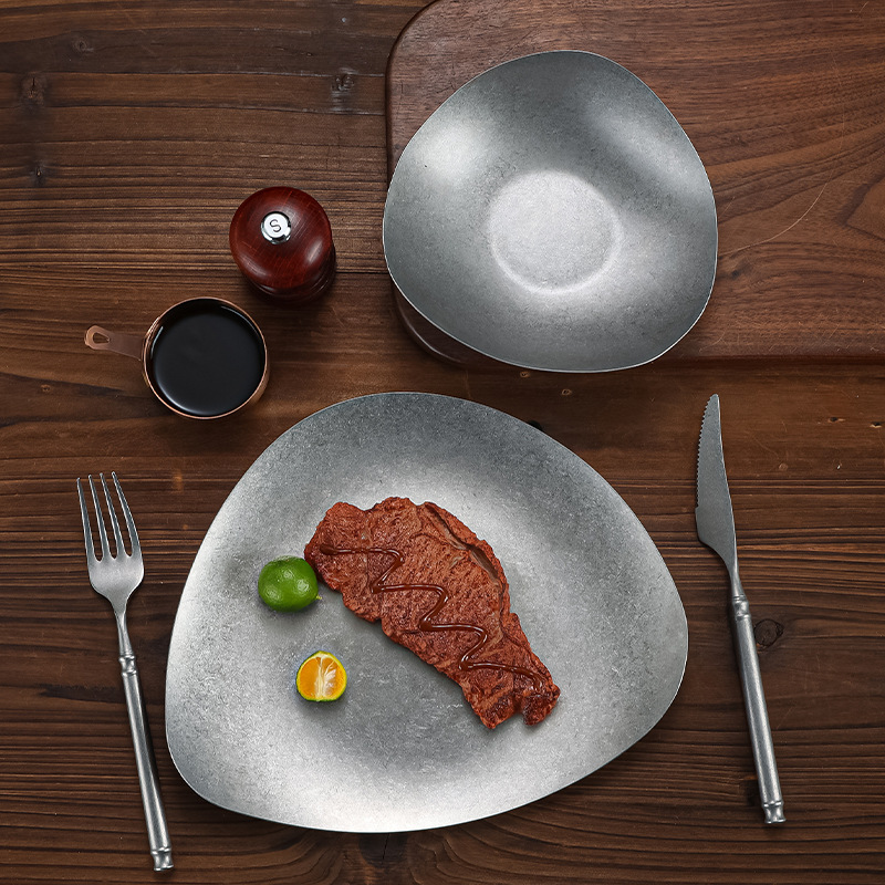 Unregelmäßige Edelstahl Mahlze – Food Snacks Restaurant Bewertung und Preis