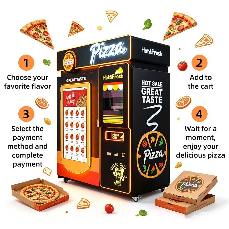 Pizza-Snack-Verkaufsautomat Ma – Quick Food Snacks Bewertung und Preis